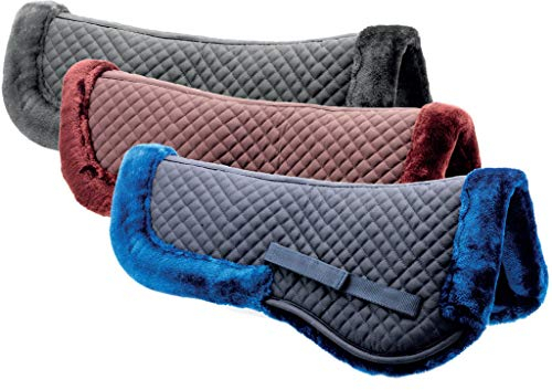 Daslö Sottosella con pelle sintetica di agnello (blu)