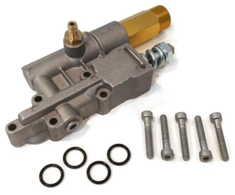 The ROP Shop Kit soupape de sortie pour pompes de nettoyeur haute pression Himore PWV(R) 24/2.4H & PWV(R) 25/2.3