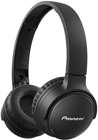 Pioneer S3wireless SE-S3BT audífonos Bluetooth 5.0, Tipo Sellado hasta 25 Horas de Uso [Importado de Japón] Negro