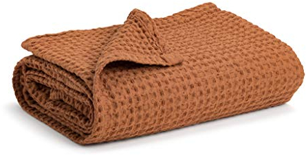 Simka Rose Waffel-Babydecke - Musselin-Swaddle-Decken - Babydecken für Jungen & Mädchen, Geschlechtsneutral - Kleinkinddecke aus 100% Baumwolle - Kinderwagen- und Kinderbettdecke für das Babyzimmer