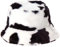 XYIYI Kuh Druck Pelzig Fischerhut Winter Wärmer Bucket Hat Flauschige Eimer Hut Fischermütze für Damen Mädchen