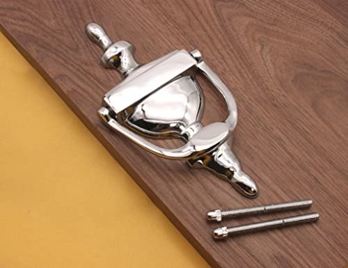 6 or 8 Door Knocker Victorian Urn Style UPVC Wooden Doors Satin/Chrome/Brass (8 Inches (200mm), Polished Chrome)