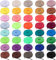 BQTQ 40 Paia Lacci per Scarpe Colorati Lacci Piatti per Scarpe Sportive, 40 Colori (140cm)