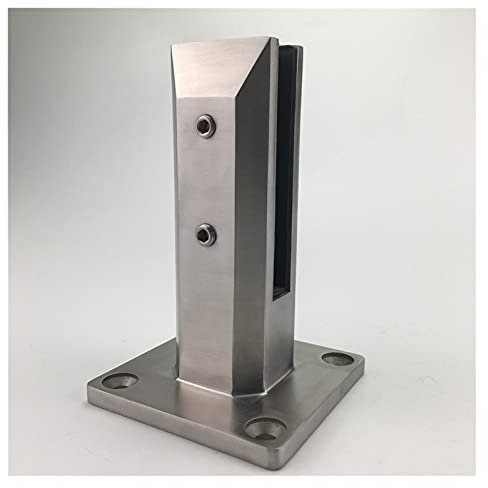 LIANYG Pince Verre,Garde Corps Verre Spigot de clôture carrée en Verre (Size : 316)