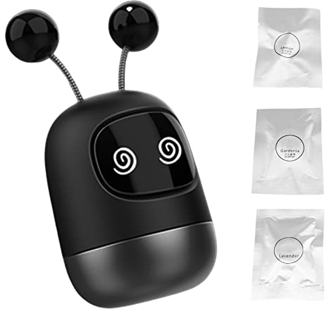 xiaoguozi Auto-Lufterfrischer-Entlüftungsclips, süße Auto-Erfrischer, Auto-Parfüm, Roboter, Auto-Entlüftungsclip, Lufterfrischer-Tablette, Duftdiffusor mit 3 Dufttabletten für Automobile