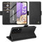 Giyer Handyhülle für Samsung Galaxy A32 5G Hülle mit Schutzfolie, Standfunktion Kartenfach Wallet Premium Leder Schutzhülle A32 5G Flip Case Cover Stoßfeste Klapphülle Galaxy A32 5G 6.5 Zoll (Schwarz)