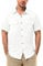 33,000ft Men's UPF 50+ UV Protection Short Sleeved Shirts Quick Dry Button Down Shirts Cooling Hiking Shirt for Travel Safari Fishing White XL