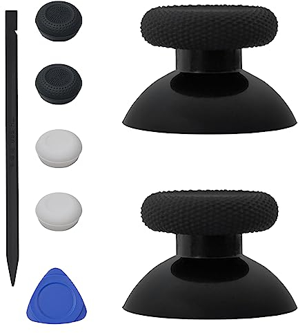 KOOWII 2 Stück Ersatz Analog Joystick Kappe für Oculus/Meta Quest 2 Controller, links & rechts Analog Thumb Stick Control Sensor Modul, VR Ersatz Joystick Analog Thumb Stick Reparatur