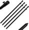4 Stück Rutenhalter Bankstick Alu 60-105cm 19/16mm schwarz
