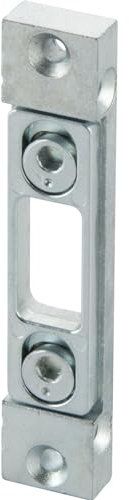 KFV Serratura per bullone AS2300 piegatura 11 mm, perno 16 mm, zincato argento