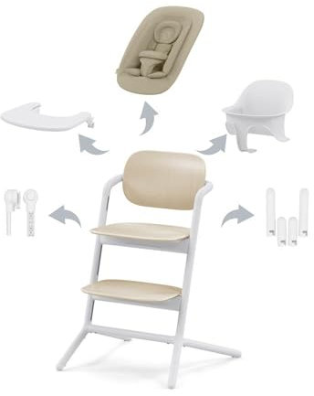 Cybex Lemo Kinderstoel 4 In 1 Sand White