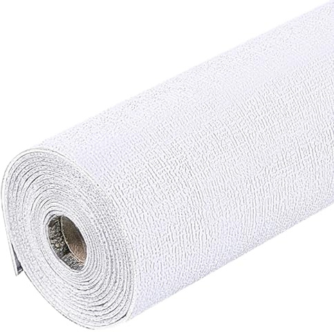 Lyricalist Linen Wallpaper - -Adhesive Faux Grasscloth Linen Wallpaper, Faux Imitation Cloth Wall Paper | Textured Wallpaper Designed to Look Like Fabric, Wallpaper for Desk Bedroom Wall