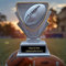 eberin · American Footballpokal mit Wunschtext – Perfekte Auszeichnung für echte Footballfans · Super Bowl · Fantasy Football · Komplettfigur Football · Größe 16 cm (MIT Gravur)