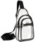 Transparente Bauchtasche Für Damen & Herren, Durchsichtige Tasche Mit Verstellbarem Riemen, PVC Brusttasche, Crossbody Schultertasche Für Reisen Sport Konzert