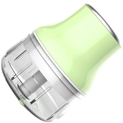 Cabilock 1 Pc Pilon à Ail Usb Robot Culinaire Sans Fil Machine à Purée D'ail Broyeur D'ail Domestique Hachoir à Ail Compact Robot Culinaire Pour Bébé Presse-ail Multifonctionnel Abdos Green