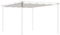 Outsunny Toile de Toit pour pergola tonnelle rétractable de 4 x 3 m - crème