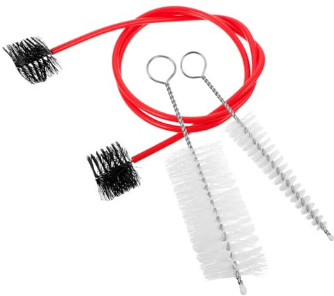 ERINGOGO Reinigungsset Für Blasinstrumente Mundstückbürste Und Ventilbürste Edelstahlgriff Effektive Innenreinigung Tragbar Und Praktisch Für Trompeten Klarinetten Und Saxophone