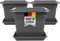 Centi 3er Set Pflanzenoase: 28×28 cm Blumentopf (16L) mit Untersetzer – Deutscher Premiumpflanztopf in Anthrazit!