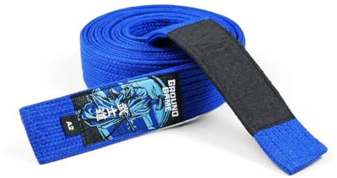 Ground Game BJJ Gürtel BJJ Belt | 260-340 cm | Brazilian Jiu-Jitsu-Gürtel für Erwachsene | Premium
