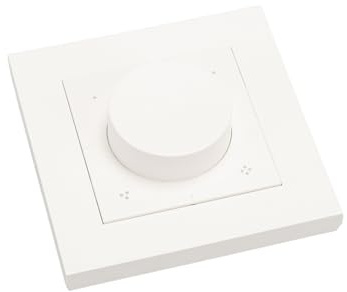 CONNEX Smart Matter & Zigbee Dimmer | Drehknopf, 230V Phasendimmer, 500W, mit/ohne Neutralleiter, EU-Rahmen kompatibel