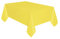 Solid Neon Yellow Rectangular Plastic Table Cover (137cm x 274cm) 1 Count - Elegant & Durable Tablecloth for Parties, Events, and Home Use
