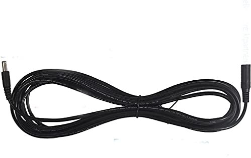 Winwill® 5 Meters 16 Feet DC 12V Power Extension Cable Cord for CCTV Cameras 5.5 * 2.1mm