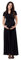 HAPPY MAMA. Femme Robe Maxi Maternité d'allaitement. Court Manches. 599p (Noir, 42, XL)