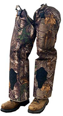 FORESTER Real Tree Snake Chaps - Hunting Guard Gear Realtree Chaps Camo Full Protection Snake Gaiters for Hiking Camouflage Chaps for Men Women Ankle Thigh Leg Guards for Bites Thorn Brush Womens Mens