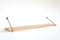 Natural Goods Berlin 1x Design Wandregal Eiche 100cm | viele Farben & Modelle | Regalboden Massivholz Metall Schweberegal hängend, Regalwinkel, Konsole (Regal PRENZLBERG (25cm Tiefe), Industrial)