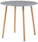 DORAFAIR Runder Esstisch Küchentisch Modern Konferenztisch, Beistelltisch skandinavisch, 80 * 80 * 74.5 cm, Grau