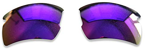 POLARLENS Polarised Replacement Lenses for Oakley Flak Jacket 2.0 XL - Compatible with Oakley Flak Jacket 2.0 XL Sunglasses (Purple Red)