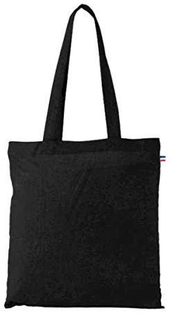 Générique Cadoa – Lote de 10 bolsas de 100 % algodón orgánico GOTS – 250 g – Capacidad: 12 L – Asas largas 60 cm – Bolsa planchar y costuras reforzadas.