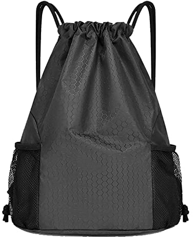Gsogcax Beutel mit Kordelzug, 20 l, wasserdichter Turnbeutel mit Kordelzug, für Schule, Mädchen, Jungen, Rucksack, Einkaufen, Yoga, Schule, Strand, Fußball