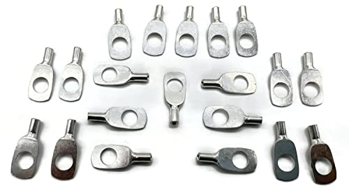 eXODA Kabelschuh 1,5mm2 M6 20x Ringöse Pressöse für Batteriekabel Quetschkabelschuhe