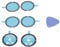 Dual Lens Guards for Anti-Scratch High Transmittance HD Lens Protector Cover for ONE X2 Action Camera