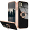 Compatibile con Cover Samsung Note 10 Plus Silicone Morbido TPU Cover con Anello, Custodia Samsung Galaxy Note 10 Plus Sottile Custodia Protettiva(Nero)