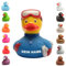 Badeente - personalisierbar (Snowboard Ente)