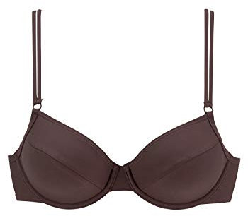 s.Oliver Damen Bügel-Bikini-Top mit herausnehmbare Softcups, verstellbare Doppelträger mit kleinen Zierringen