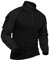 XKTTAC Combat Shirt Tactical mit 2-4 Taschen Herren Militär Ausrüstung Security Outdoor Polizei Hemd Bundeswehr Paintball Airsoft(A-bk/4 Taschen,XXL)