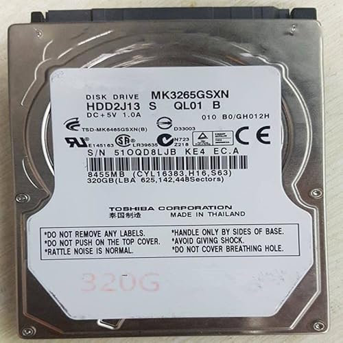 MIDTY Disco duro 90% para disco duro interno de 320 GB 2,5 pulgadas SATA 8 MB 5400 RPM para ordenador portátil HDD para MK3265GSXN