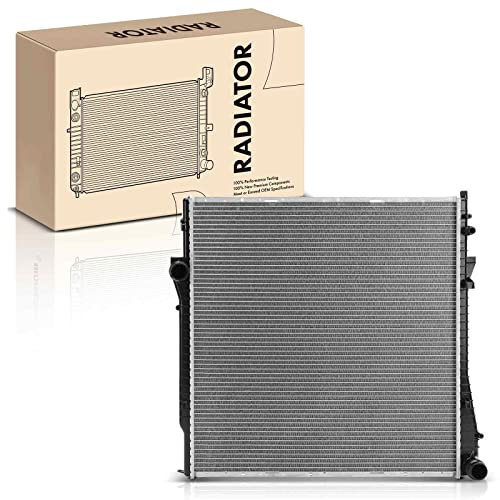 Frankberg Radiateur Refroidissement du Moteur Semi-automatique Compatible avec X5 E53 2.9L-4.4L 2000-2006 Remplacer# 17101439103