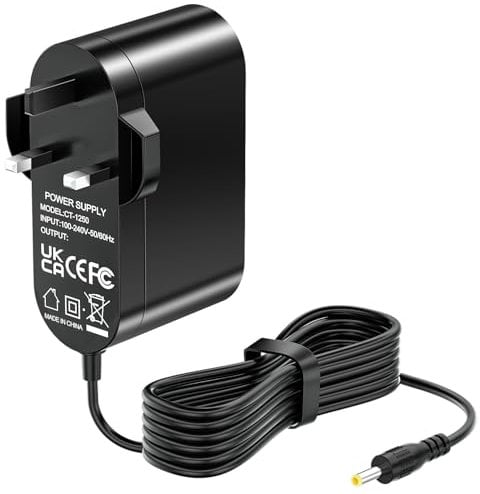 Qurzou 2.3V 0.75A Charger for Braun 5511,5513,5516,MGK3321, MGK3335, MGK3010, MGK3020, BT3020, BT3021 Charger Power Cord UK