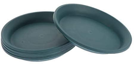 BESPORTBLE 5 Unidades De Macetas De Galones Macetas Soporte De Agua Macetas Verdes Macetas Decorativas Bandejas Redondas para Macetas Bandeja Decorativa Vegetación para Llevar