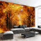 MIATCENRT Papel Tapiz Fotográfico Para Dormitorio Sala De Estar, Otoño Árboles Papel Tapiz Decorativo, Paisaje Natural. Papel Tapiz Fotográfico Tela De Seda 300Anx210Al Cm (No Autoadhesivo)