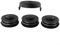 FUBESK Rasentrimmer Ersatzspulen Set für Einhell GC-ET 4530 RTV 400 550 Elektro-Trimmer, 3 Nylonspulen & 1 Kappenabdeckung