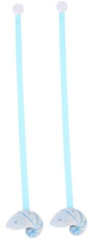 BESTOYARD 2stücke Magnetische Vorhang Raffhalter Im Meeresstil Gardinenbinder Für Wohnzimmer Schlafzimmer Badezimmer Und Mehr Einfach Zu Bedienen Und Schnell Zu Montieren