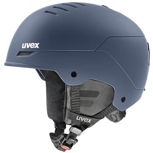 uvex Wanted - robuster Skihelm für Damen und Herren - individuelle Größenanpassung - Nackenwärmer - Dusk matt - 54-58 cm