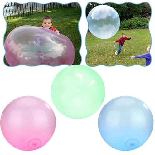6 Pcs Bubble Ball, Super Bubble Ball, Bubble Ball, Bubble, Ideal For Garden And Beach Play, Water Balloons For Kids Suitable For Boys And Girls, Pool, Beach, Summer Fun ﻿