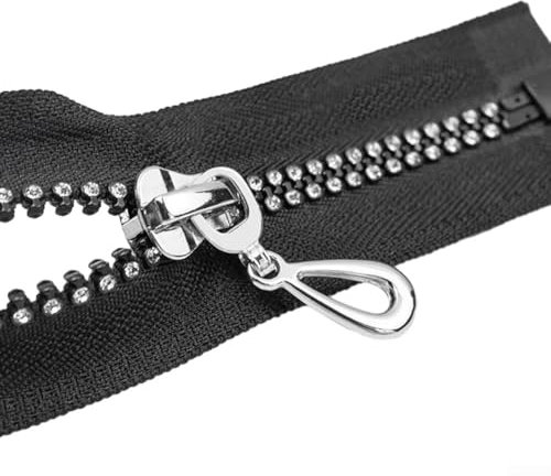 Diamantverzierung für Kristall-Harz für Reißverschluss-Reparatur, ideal zum Basteln und Nähen (70 cm)