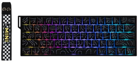 EPOMAKER Aula MINI60 HE Wireless Gaming Keyboard, 8K Hz Polling, SOCD & DKS, 60% Hall Effect Keyboard with Fast Trigger & Adjustable Actuation, RGB, PBT Keycap, for Win/Mac (Max)